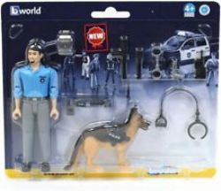 BRUDER - BWORLD POLICIER AVEC CHIEN